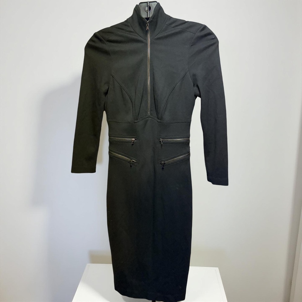 Cache‎ Black Long Sleeve Dress